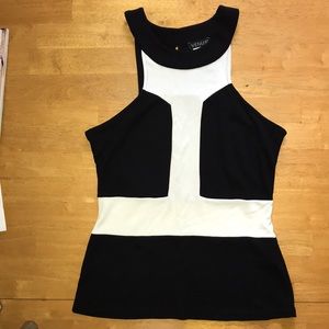 Venus Black and White Tank